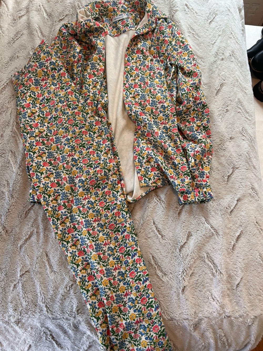 Argentinian UNITIVO Floral Cropped Jumpsuit - Multicolor